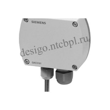 Датчик температуры комнатный / НАРУЖНый DC 0..10 V — оборудование Siemens