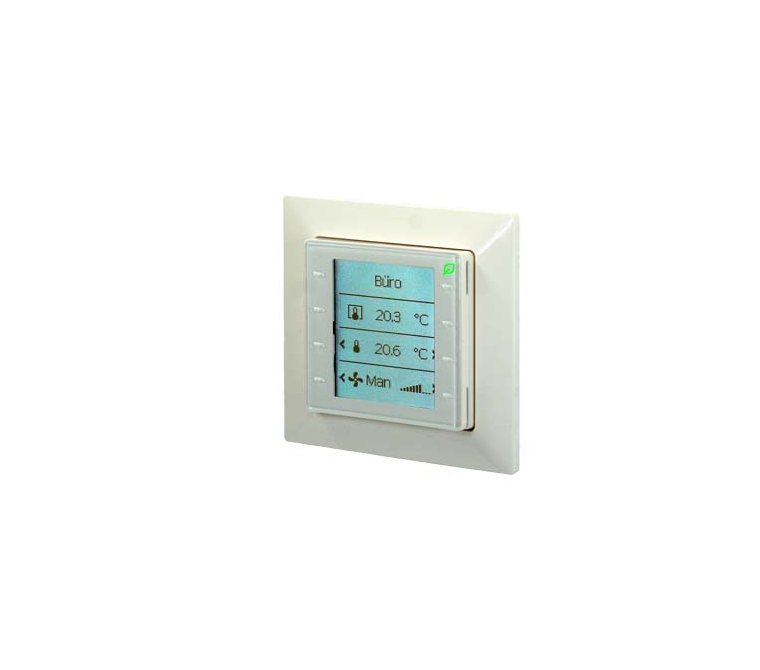 Модуль комнатный с KNX PL-Link, датчиком температуры, конфигурируемый с квадратной белой рамкой CEE/VDE (тип A) — оборудование Siemens